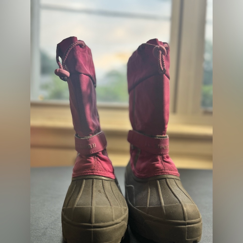 𝅺l.l. Bean Northwoods Winter Snow Outdoor Boots Pink Lilac Size 13